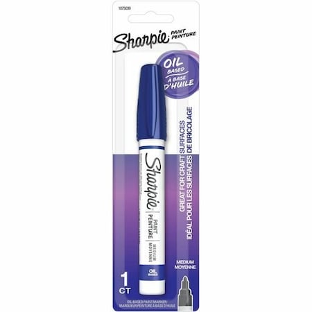 Newell Brands Sharpie Paint Marker, Oil-Based, Medium Point, Blue SAN1875039